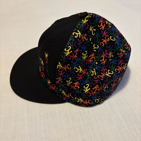 New Era Kansas City Royals Multi-Colored MLB Logo Fitted Hat - Picture 3 of 7
